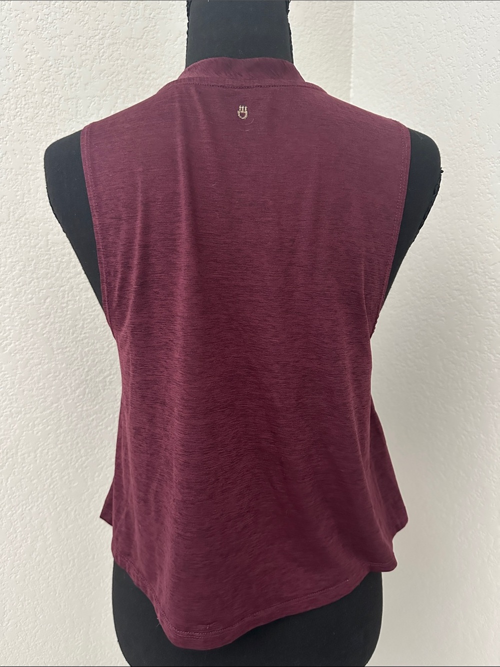 Spiritual Gangster Maroon Graphic Muscle Tank - MANIFEST - Picture 3 of 4